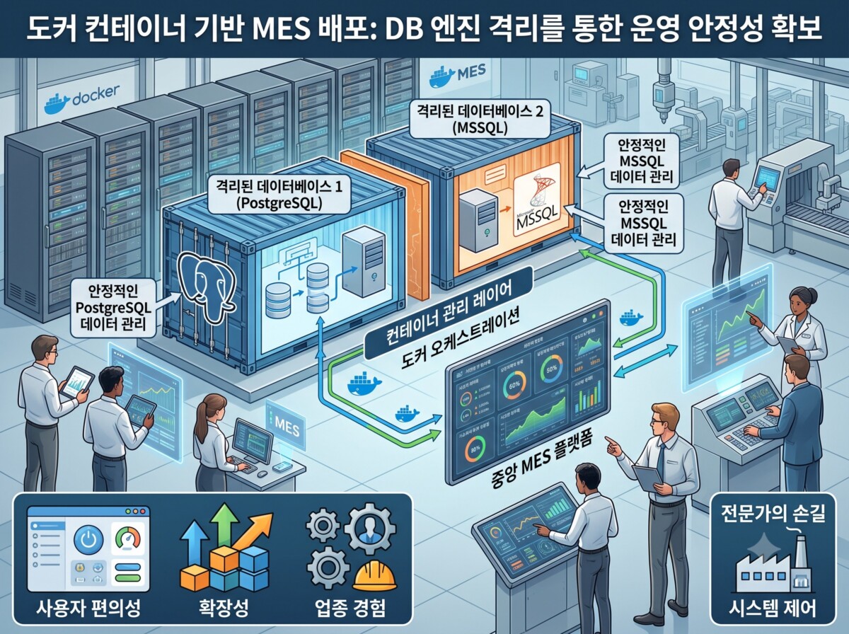 docker-container-mes-database-isolation-architecture