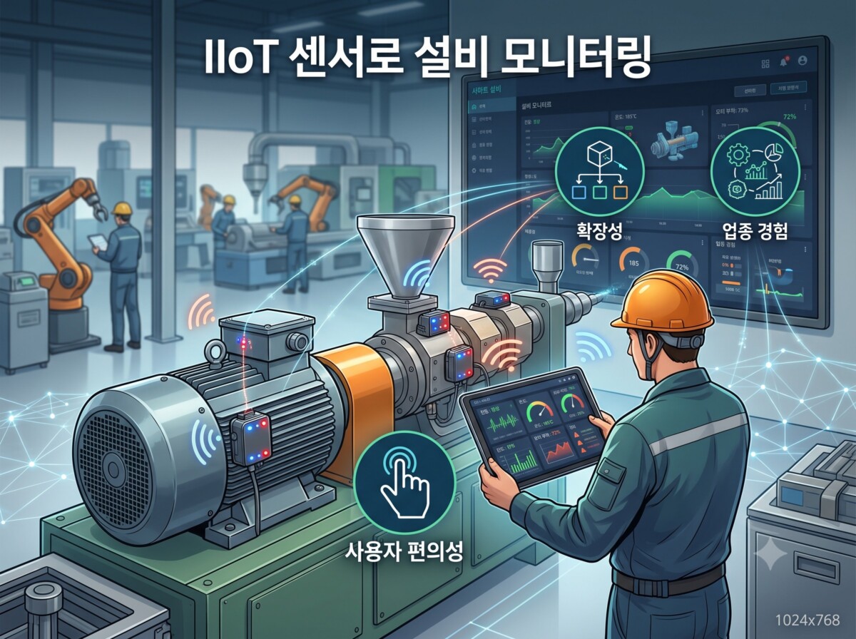 IIoT 센서로 설비 모니터링