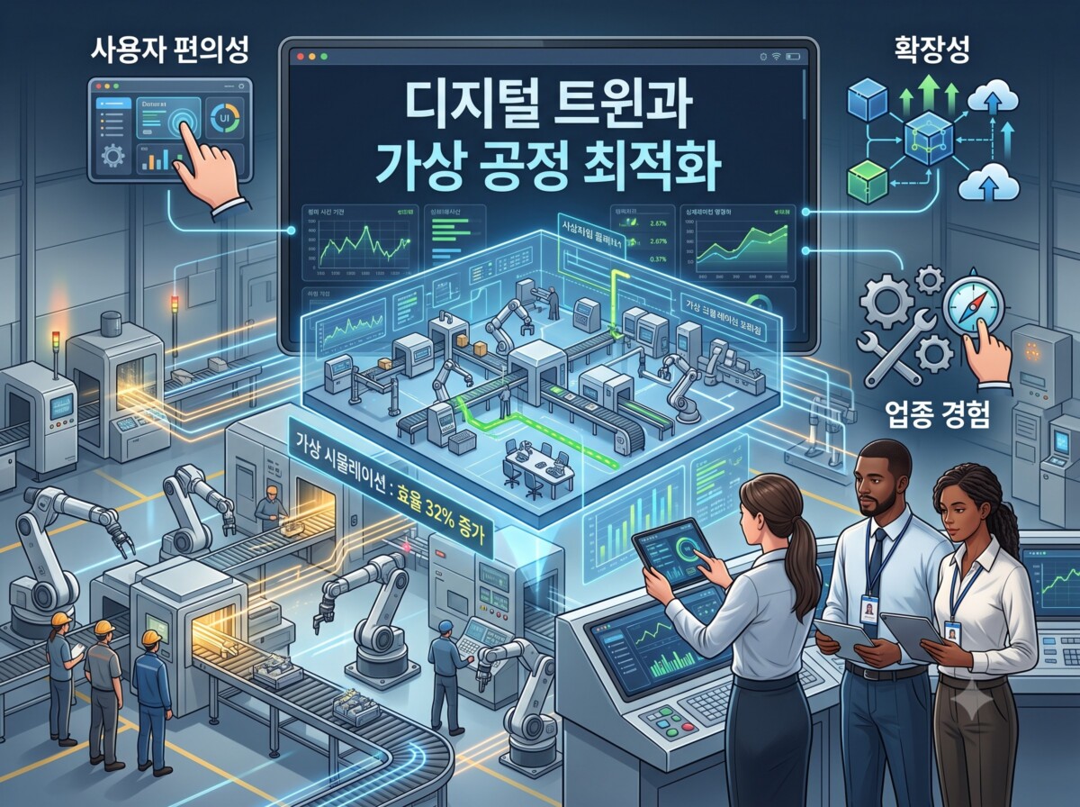 디지털 트윈과 가상 공정 최적화