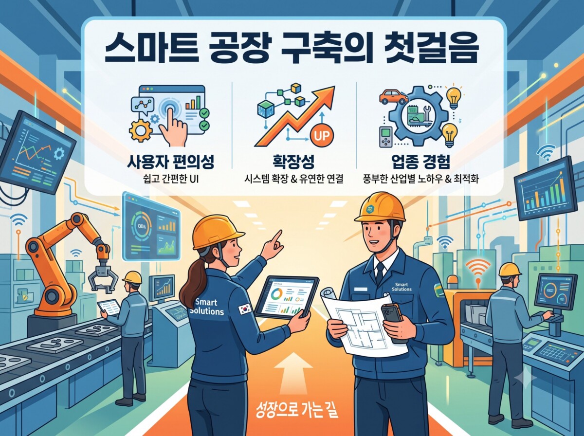 스마트 공장 구축의 첫걸음