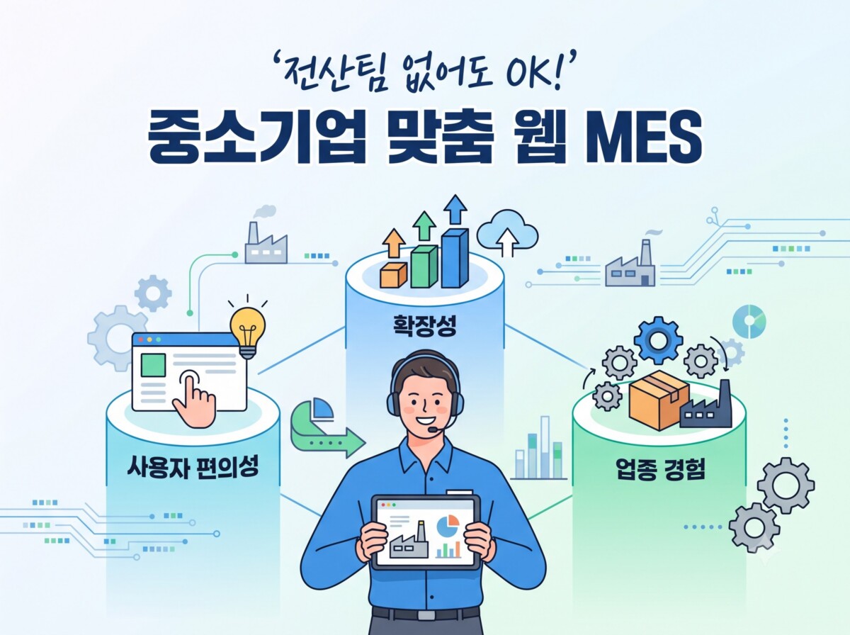 중소기업 맞춤 웹 MES