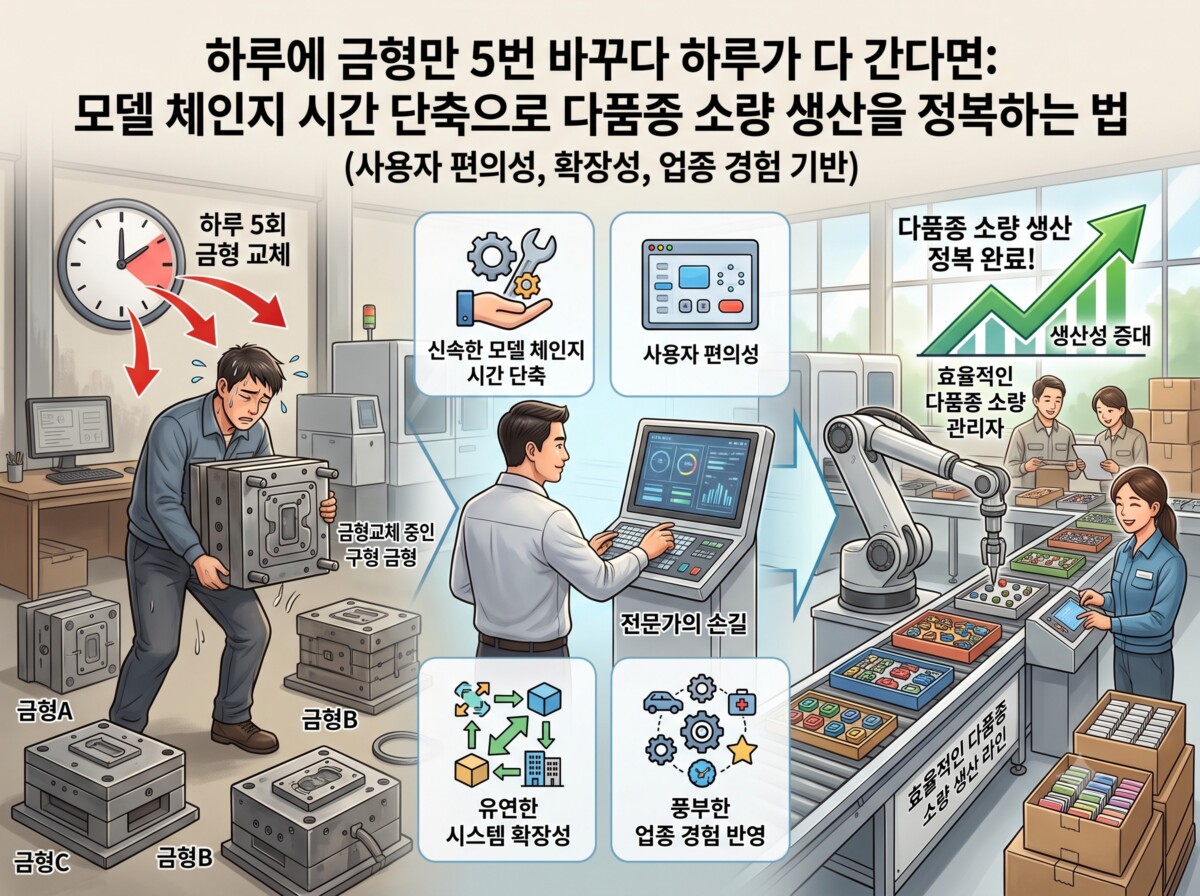 모델 체인지 시간 단축