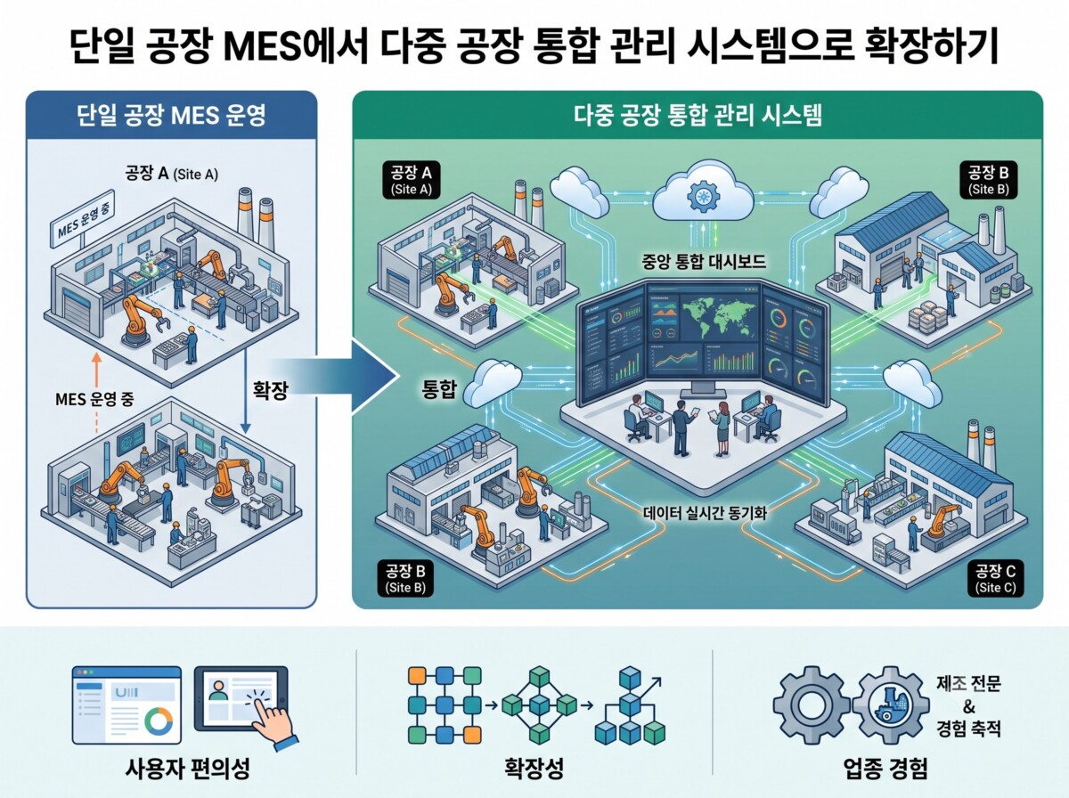 다중 공장 통합 관리 시스템
