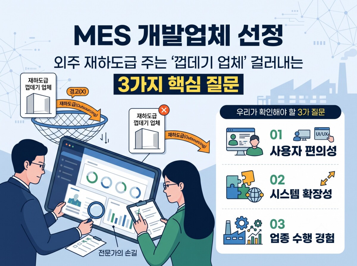 MES 개발업체 선정