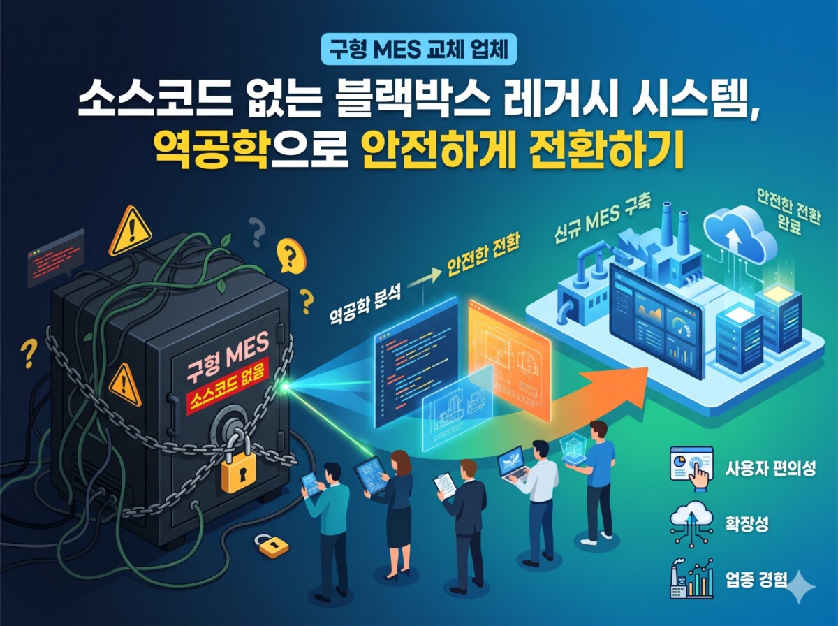 구형 MES 교체 업체