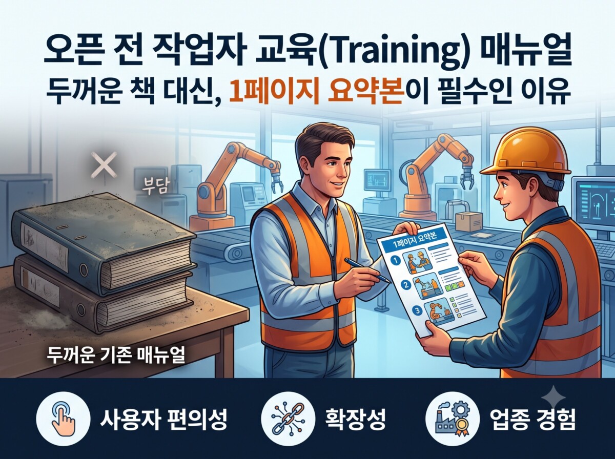 작업자 교육 매뉴얼